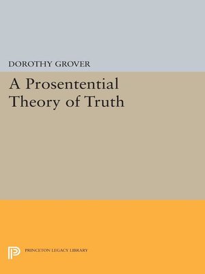 cover image of A Prosentential Theory of Truth
